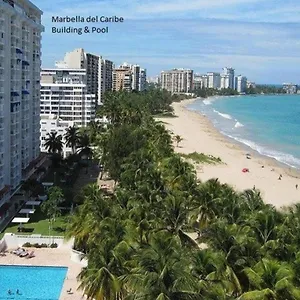 Apartment Beach Front Apt At Marbella Del Caribe 7, San Juan